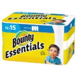 Bounty Essentials Select-A-Size White 2 Ply Paper Towel Roll (78-Sheets per Roll, 12 Rolls per Pack) PGC75720