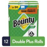 Bounty White, Select-A-Size Paper Towel Roll (12 Double Plus Rolls) 003077215665