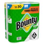 Bounty White, Select-A-Size Paper Towel Roll (12 Double Plus Rolls) 003077215665