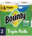 Bounty White, Select-A-Size Paper Towel Roll (2 Triple Rolls) 003077216042