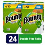 Bounty White, Select-A-Size Paper Towels (24 Double Plus Rolls) 78557165028