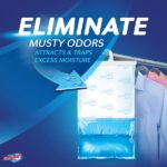 DampRid 15.4 oz. Hanging Bag Moisture Absorber Pure Linen Scent (12-Pack) FG83PLSBCS
