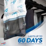 DampRid 15.4 oz. Hanging Bag Moisture Absorber Pure Linen Scent (12-Pack) FG83PLSBCS