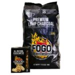 FOGO 17.6 lb Premium Lump Charcoal and Natural Firestarter Combo Kit FB17+FS30