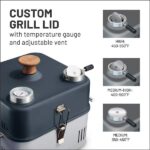 Kingsford Portable Charcoal Grilling Kit in Gray with 4 lb Kingsford Charcoal and Grilling Tools 10044600603916