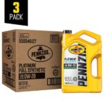 Pennzoil 5 qt. Pennzoil Platinum SAE 0W-20 Full Synthetic Motor Oil (Case of 3) 550046127
