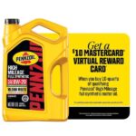 Pennzoil Full Synthetic High Mileage Motor Oil SAE 0W-20 5 qt. 550069988