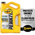 Pennzoil Platinum SAE 5W-20 Full Synthetic Motor Oil 5 Qt. 550046122