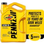 Pennzoil SAE 5W-20 Motor Oil 5 Qt. 550045210