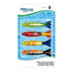 Poolmaster Torpedo Gliders Diving Toy Swimming Pool Game for Underwater Play (4-Pack) 72741