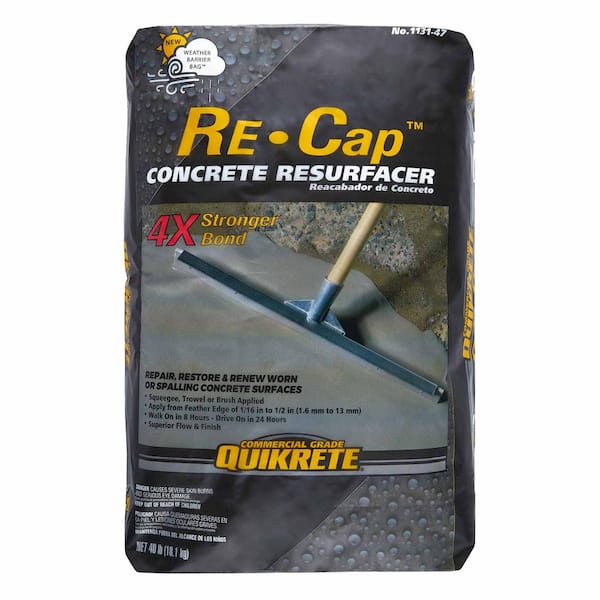 Quikrete 40 lbs. Re-Cap Concrete Resurfacer 113147