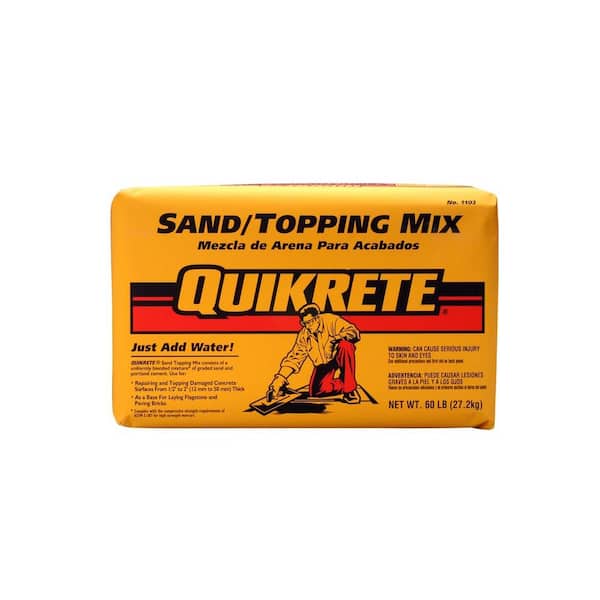 Quikrete 60 lb. Sand/Topping Mix 110360