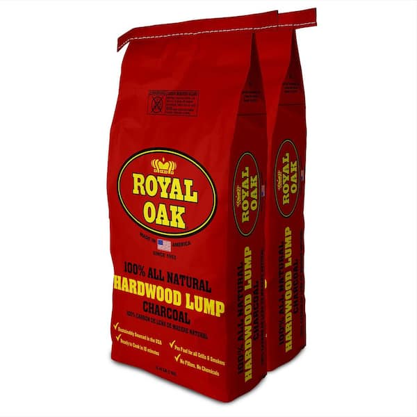 Royal Oak 15.44 lbs. 100% All Natural Hardwood Lump Charcoal (2 pack) 800002133