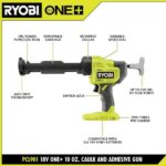 RYOBI ONE+ 18V Cordless 10 oz. Caulk & Adhesive Gun (Tool Only) PCL901B