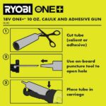 RYOBI ONE+ 18V Cordless 10 oz. Caulk & Adhesive Gun (Tool Only) PCL901B