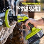 RYOBI ONE+ 18V Cordless VORTEX Power Scrubber (Tool Only) P4510