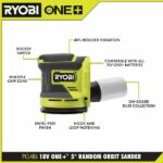 RYOBI ONE+ 18V Lithium-Ion 4.0 Ah Battery, 2.0 Ah Battery and Charger Kit with FREE ONE+ Cordless 5 in. Random Orbit Sander PSK106SB-PCL406B