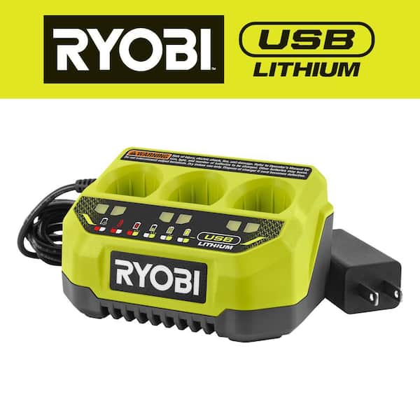 RYOBI USB Lithium 3-Port Charger FVCH01