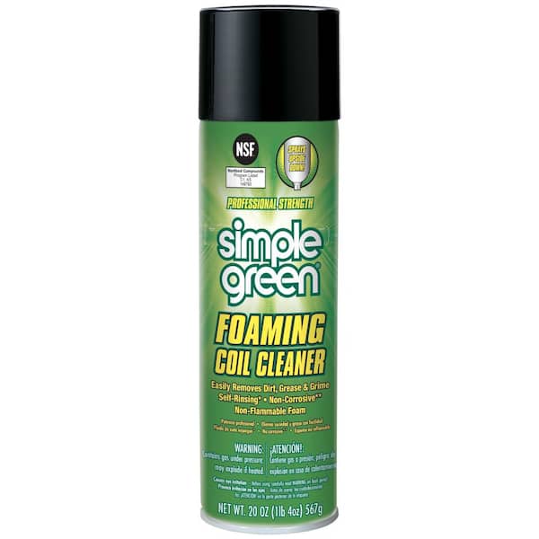 Simple Green 20 oz. Foaming Coil Cleaner Aerosol 0110001213418