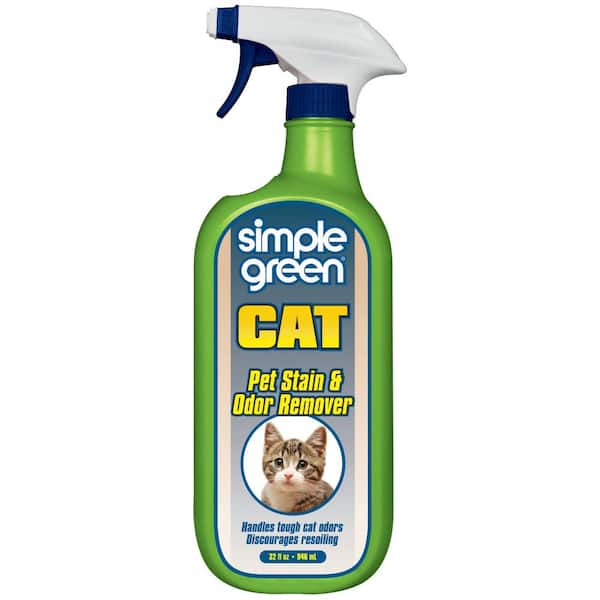 Simple Green 32 oz. Cat Pet Stain and Odor Remover 2000000115311