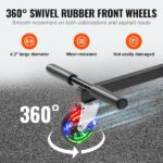 VEVOR Hoverboard Seat Attachment with LED Lights Grips Control Adjustable Frame Length and 220 lbs. Load Capacity for Kids XFHBZYGLKGLKK7YWDV0