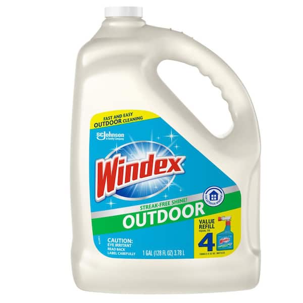 Windex 128 fl. oz. Outdoor Glass Cleaner Refill 320390