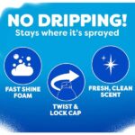 Windex 19 oz. Glass Cleaner Fast Shine Foam, Rainshower Scent 382102