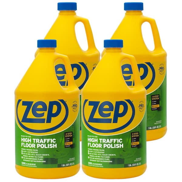 ZEP 1 Gal. High-Traffic Floor Polish (4-Pack) ZUHTFF128