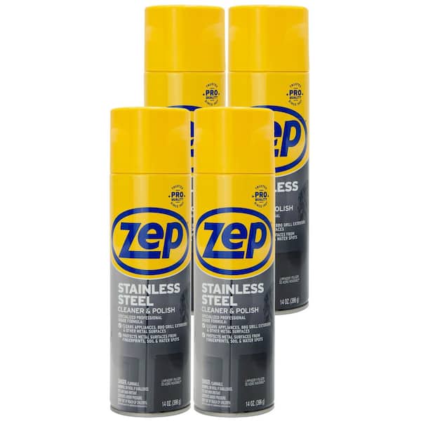 ZEP 14 oz. Stainless Steel Polish (Case of 4) ZUSSTL144