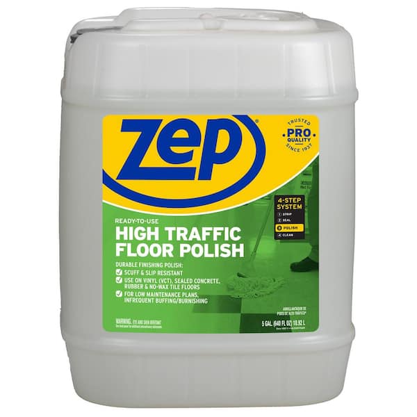 ZEP 5 Gal. High Traffic Floor Polish ZUHTFF5G